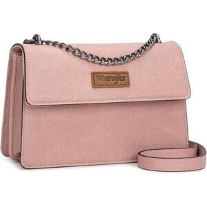 Wrangler Crossbody Purse for Women Shoulder Bag Vintage Wallets with Chain Strap